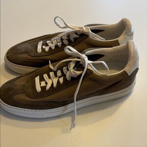 Todd Snyder Men's Tuscan Low Top in Cappuccino Suede Sneakers Sz 9.  NWOB TUB5